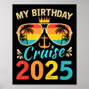 Festive My Birthday Cruise Ship Party 2025 Poster