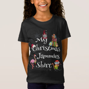 Festive My Christmas Jammies Pajama Funny Christma T-Shirt