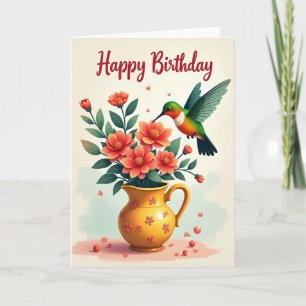 Festive Nature Birthday Card