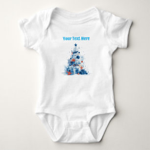 Festive Nautical Baby Bodysuit – Christmas Sailor
