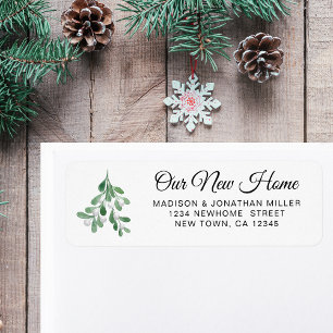 Festive New Home Return Address 