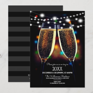 Festive New Year's Eve Party Invitation