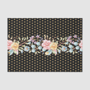 Festive Night Blooms Tissue Paper