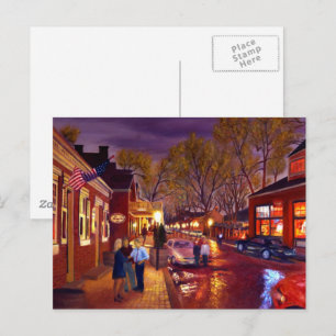 Festive Night Party Postcard