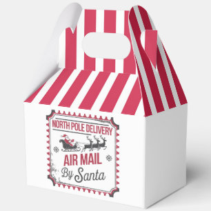Festive North Pole air mail Favour Box