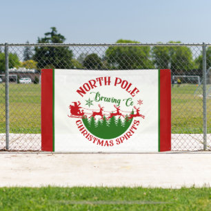 Festive North Pole Brewing Company  Banner