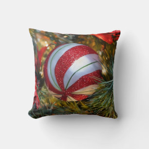 Festive Nostalgic Style Christmas Holiday Cushion