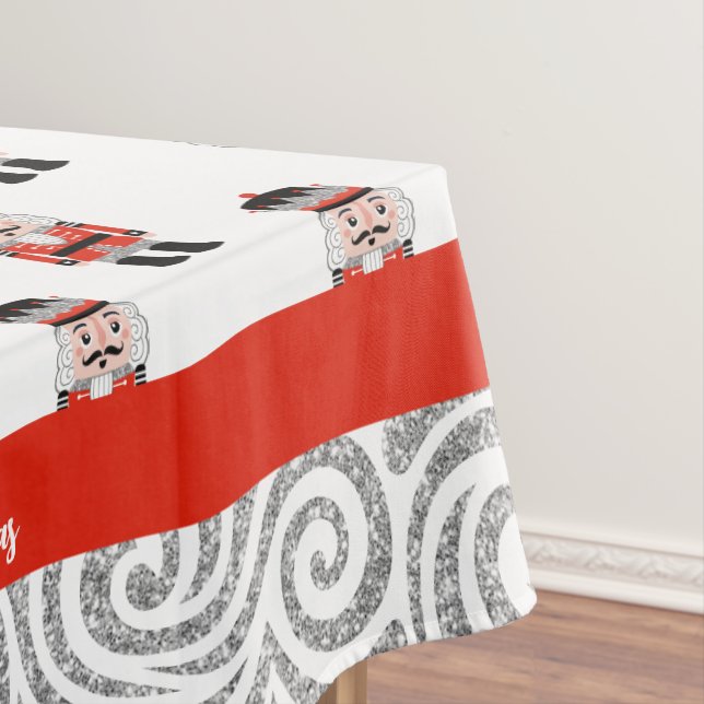 Festive Nutcracker Christmas Tablecloth (In Situ)