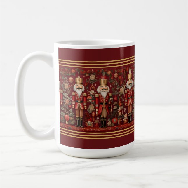 Festive Nutcracker Holiday Mug (Left)