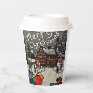 Festive paper cups fun for the whole family. 