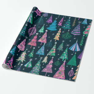 Festive pattern, Christmas and New Year decoration Wrapping Paper