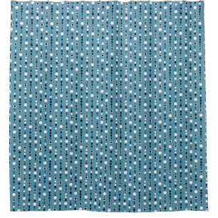 Festive pattern with string beads and jewelry star shower curtain