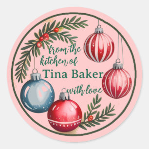 Festive Personalised Custom Labels Holiday