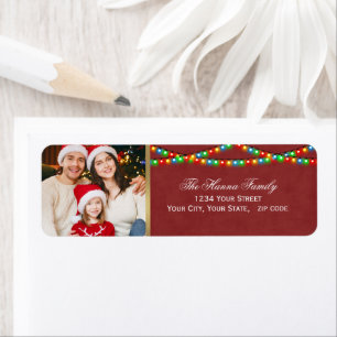 Festive Personalised Family Photo Merry Christmas