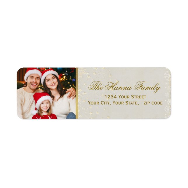Festive Personalised Family Photo Merry Christmas (Front)