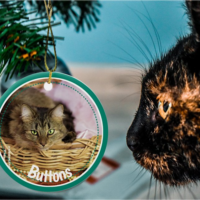 Festive Pet Photo 2021 Christmas   Ceramic Ornamen Tree Decoration (Creator Uploaded)