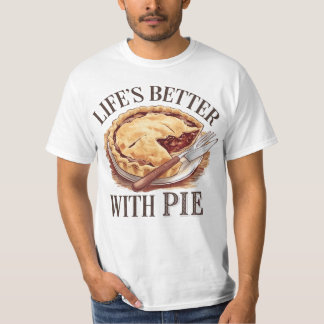 Festive Pie Artwork for Food Enthusiasts T-Shirt