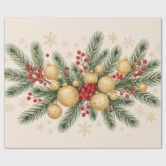 Festive Pine Christmas Wrapping Paper