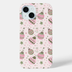Festive Pink Ornament Phone Case