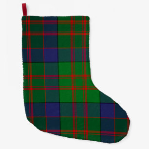 Festive plaid Christmas Large Christmas Stocking