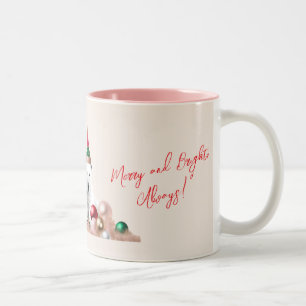 Festive Polar Bear Christmas Mug