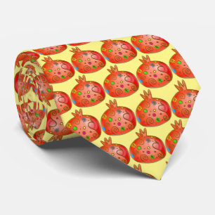Festive Pomegranate Tie