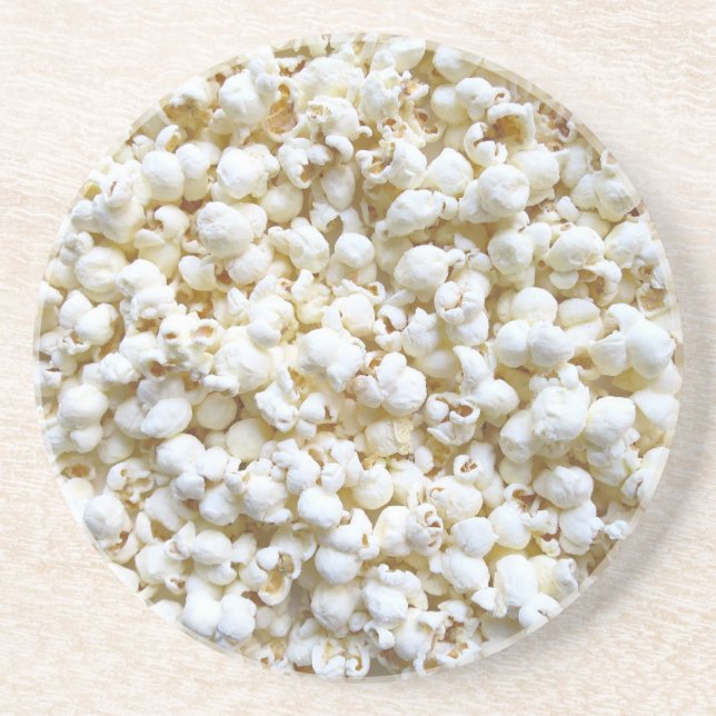 Festive Popcorn Decor Photography Coaster (Front)