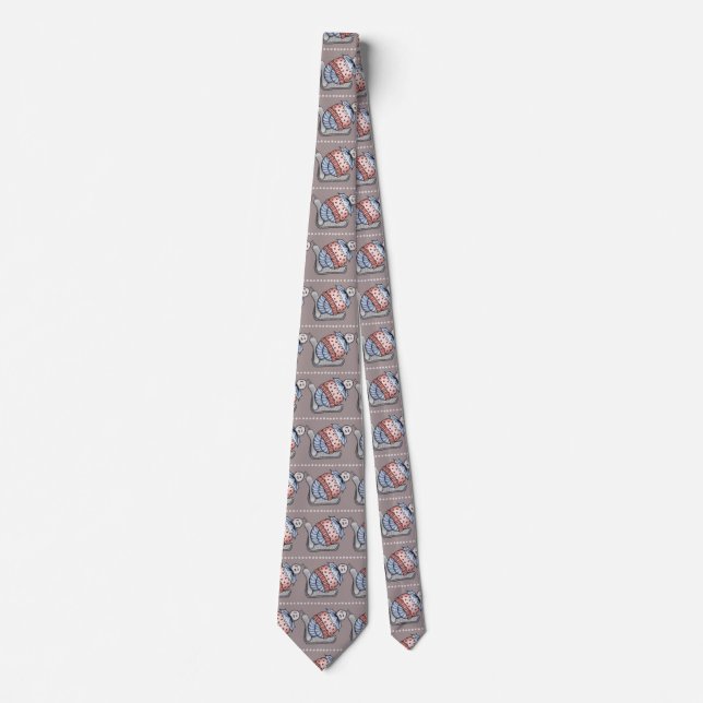Festive pudding tie (Front)