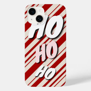Festive Red and White 'Ho Ho Ho' Phone Case