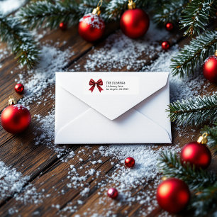 Festive Red Bow Christmas