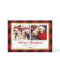 Festive Red Buffalo Plaid Gold Frame Photo