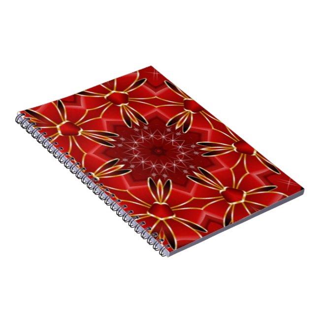 Festive Red Notebook (Right Side)