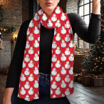Festive Red Snowman Pattern Winter Holiday Scarf<br><div class="desc">Embrace the holiday spirit with this charming red winter scarf featuring an adorable snowman pattern. Perfect for adding a playful yet festive touch to your seasonal wardrobe, this design showcases cheerful snowmen against a vibrant red background. Whether you’re dressing up for a holiday gathering or gifting it to a loved...</div>