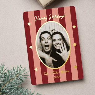 Festive Red Striped Holiday Party