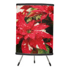 Festive Red White Floral Poinsettias
