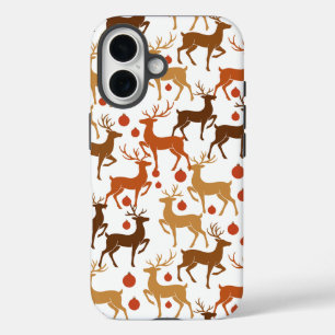 Festive Reindeer Christmas iPhone Case