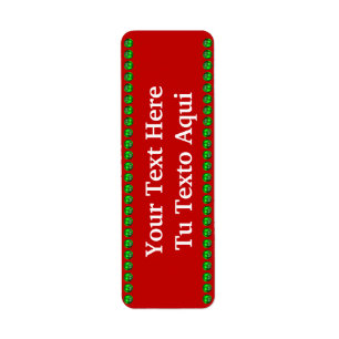 Festive Return Address Labels