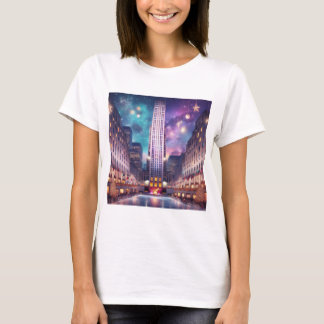 Festive Rockefeller Centre NYC T-Shirt