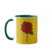 Festive Rose Hand Painting