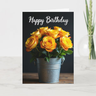 Festive Rustic Birthday Card