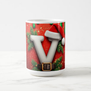 Festive Sabta Hat V For Winter Decor Coffee Mug