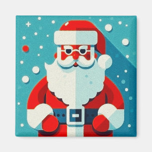 Festive Santa Claus Magnet