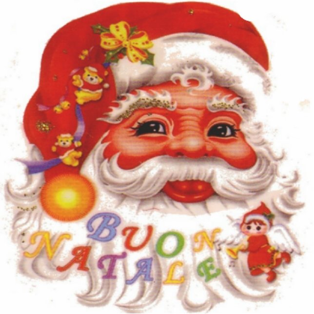 Festive Santa Claus Standing Photo Sculpture (Front)