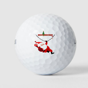 Festive Santa Golf Gift for Dad & Grandpa Golf Balls