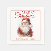 Festive Santa Merry Christmas