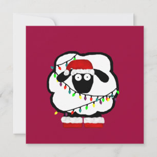Festive Sheep Invitation