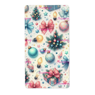 Festive Shipping Lables