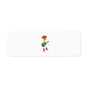 Festive Skeleton Guitar Player