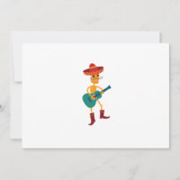 Festive Skeleton Guitar Player