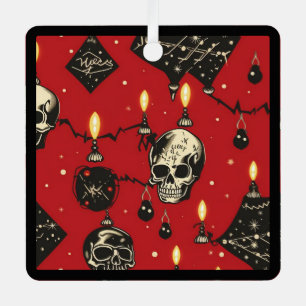 Festive Skull Ornament